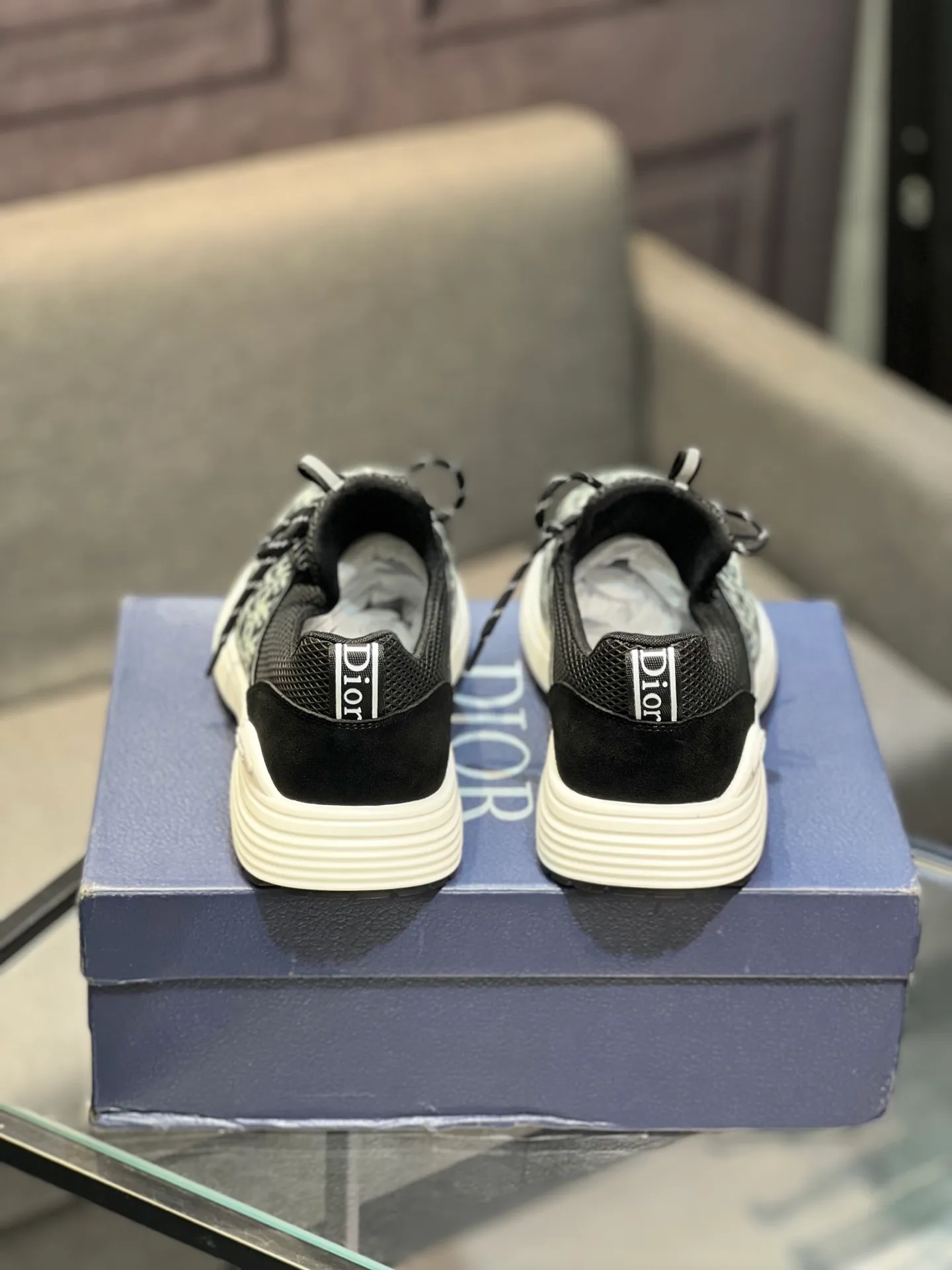 Men's shoes 💰400 [Dior] popular men's shoes, imported mesh splicing material, really inside. Original sole provided by the original factory, 38-45 (45 customized, non-refundable)